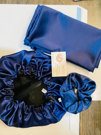 Kit taies d’oreillers en satin - Soin cheveux - Choix de Couleur - Kaysol Couture