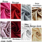 Paire de Taies d’oreillers en Satin Luxueux - Grand Choix de couleur - Kaysol Couture