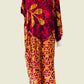 Robe de maison africaine - Robe longue tie and dye africain - Kaysol Couture