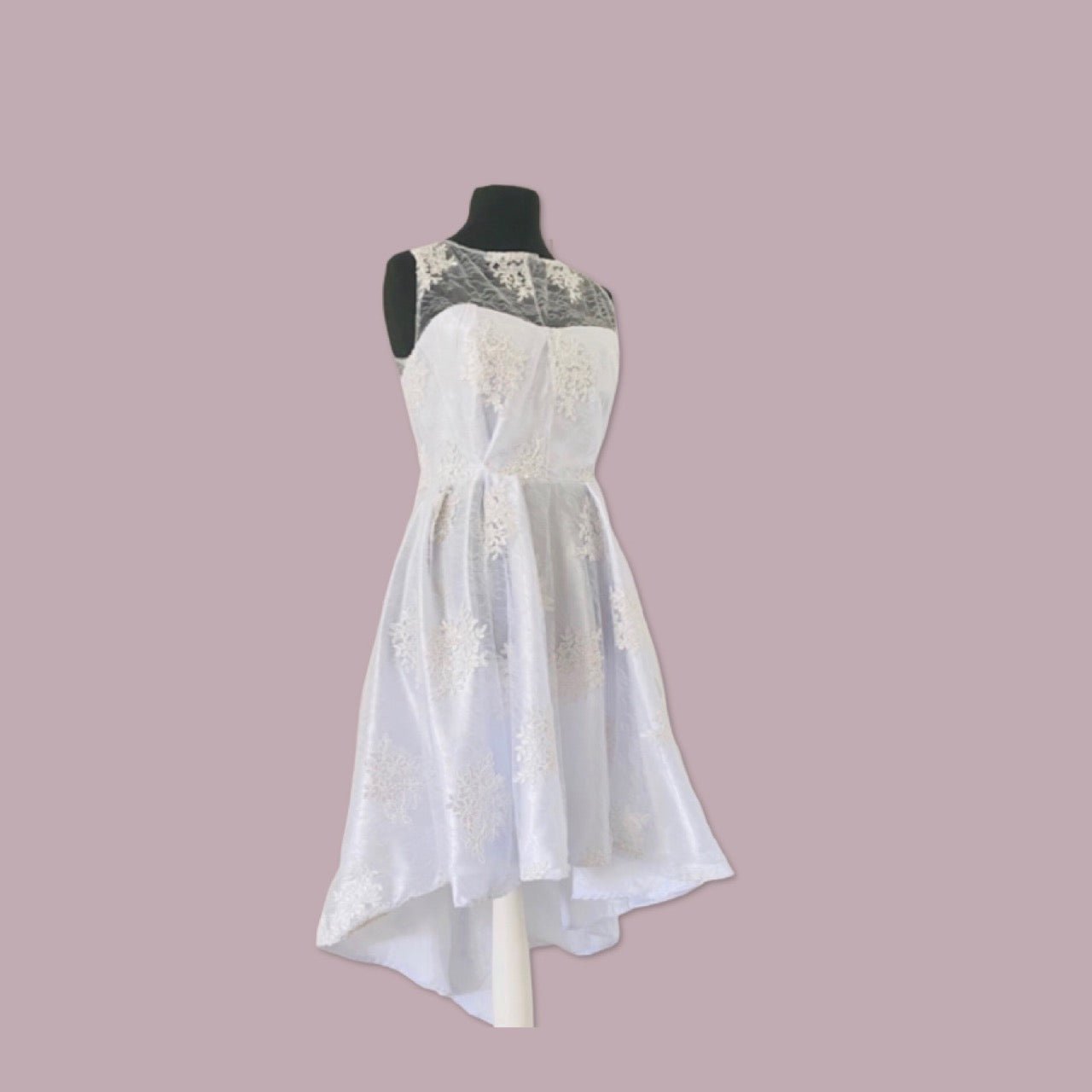 Robe de Mariée courte asymétrique - Kaysol Couture