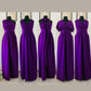 Robe infinity violet foncé - Kaysol Couture