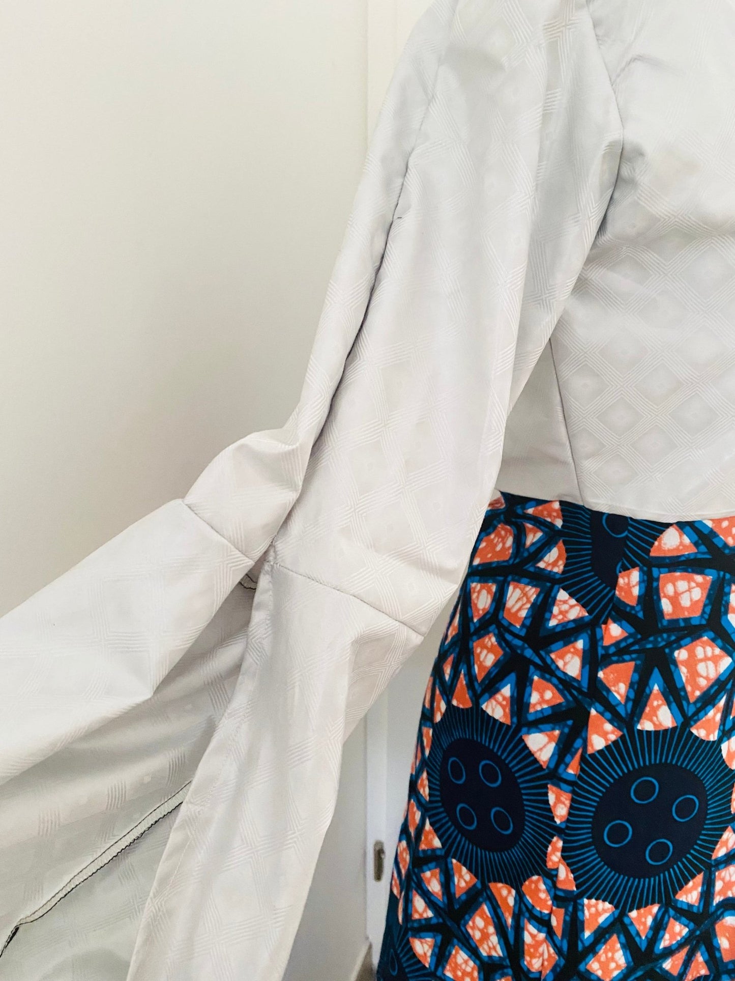 Robe longue Mata - Getzner et wax - Kaysol Couture