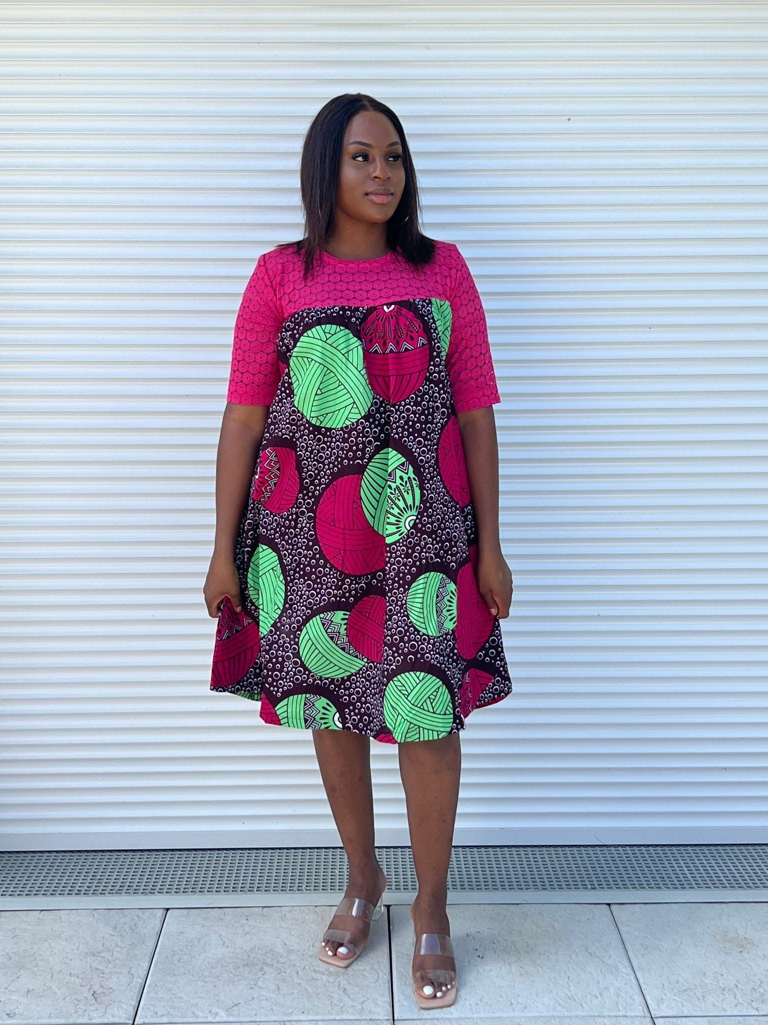 Couture Wax Model Wax Femme Robe Wax Couture Femme Pagne Robe Mi