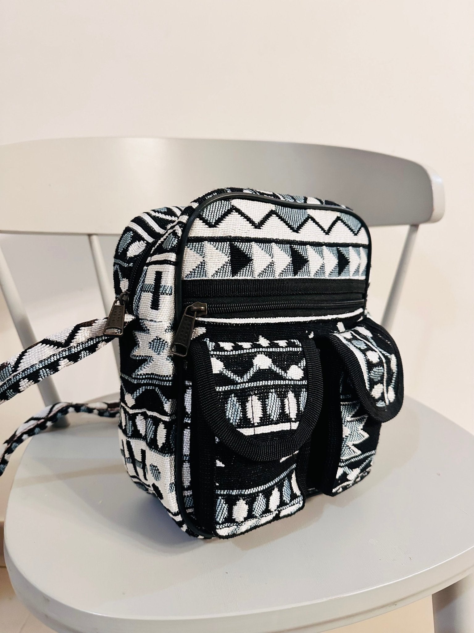 Sac Bandouli re tissu africain tiss type Bogolan Kaysol Couture
