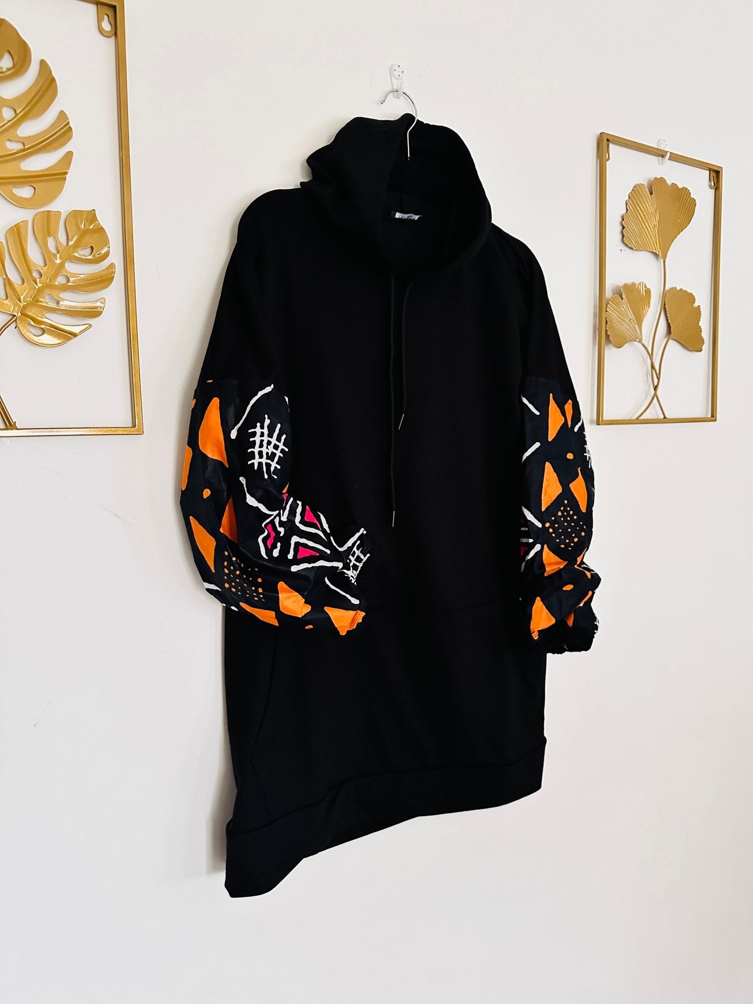 Sweat long Wax noir Pull long en wax original sweat tissu