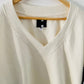 Sweat wax africain - col v - hoodie beige - bogolan - Kaysol Couture