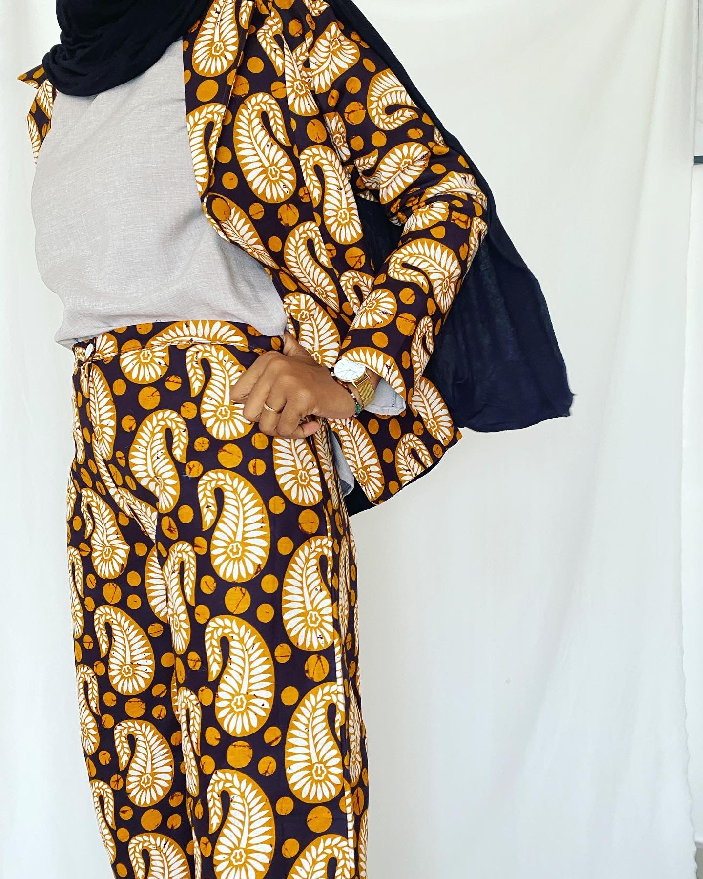 Veste Tailleur en Wax Sohnassi - Kaysol Couture